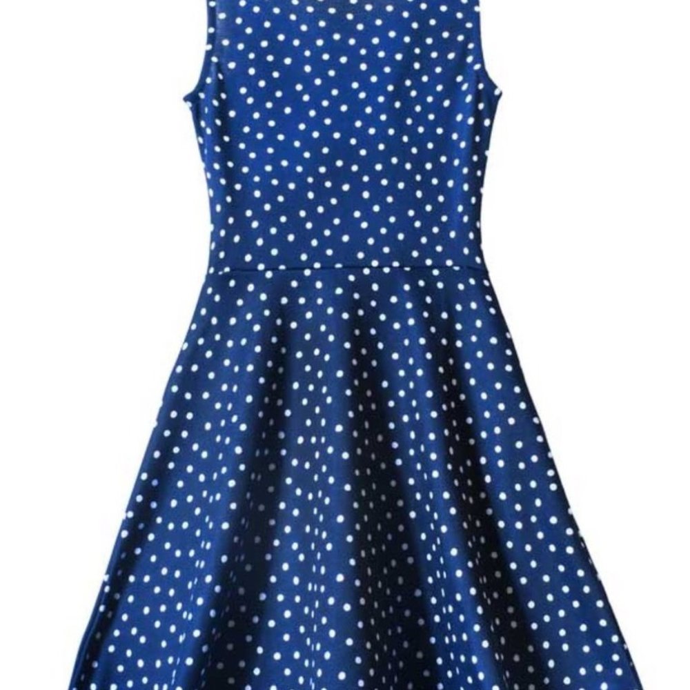 Blue dress